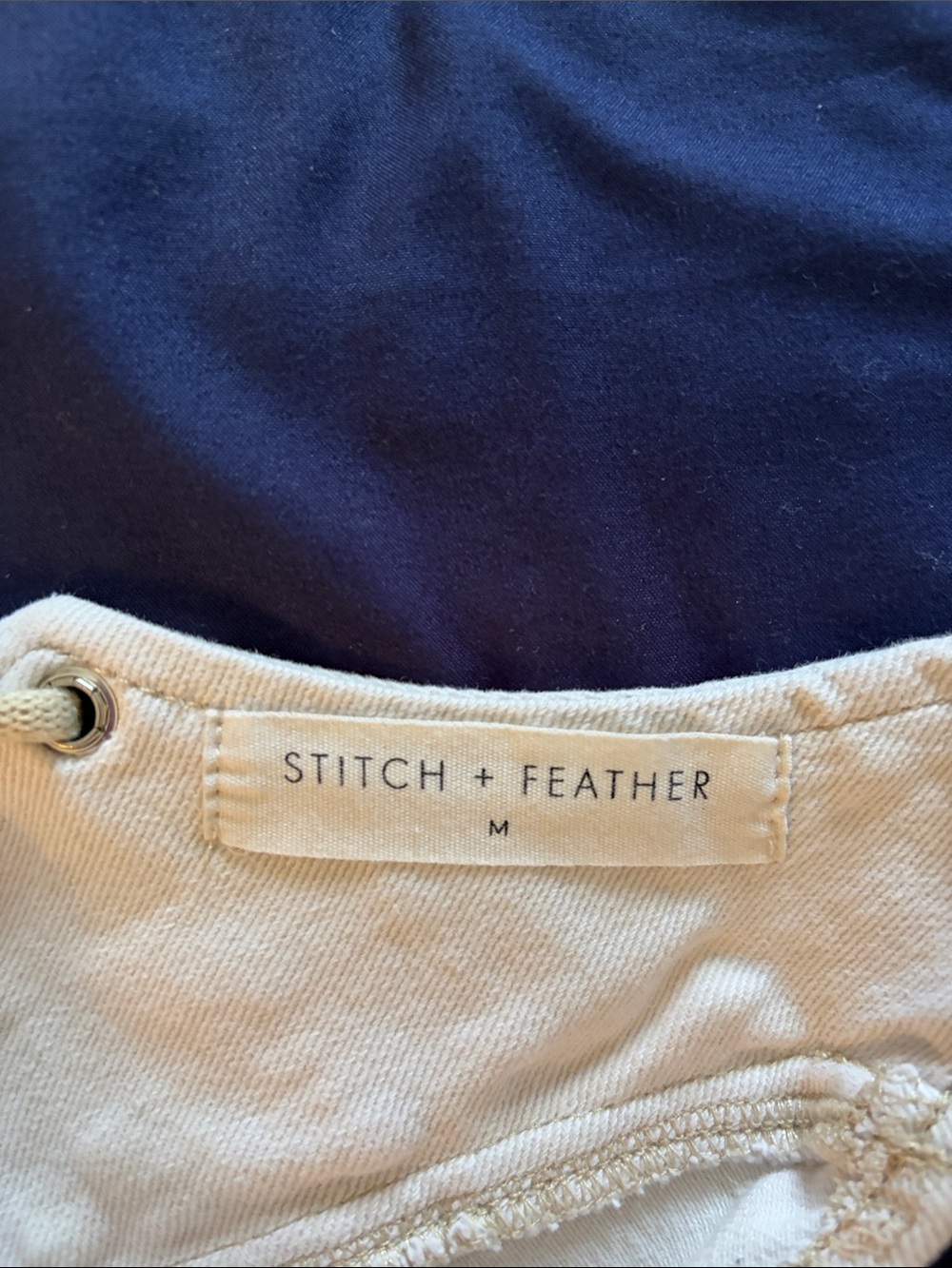 Cream Button-Front Tank Top - Picture 3 of 3